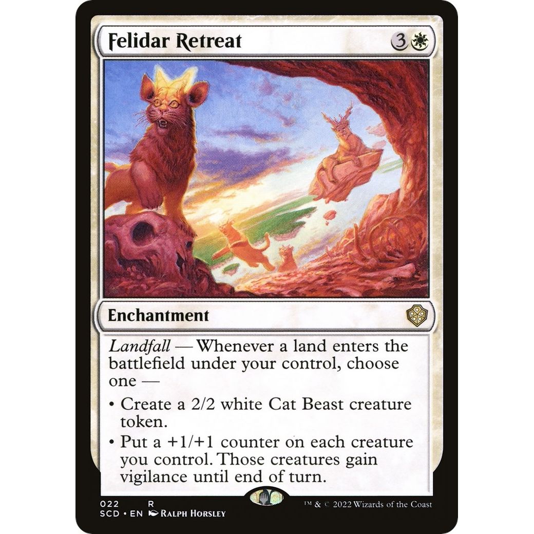 Image for Felidar Retreat (22) (SCD) - Magic: The Gathering