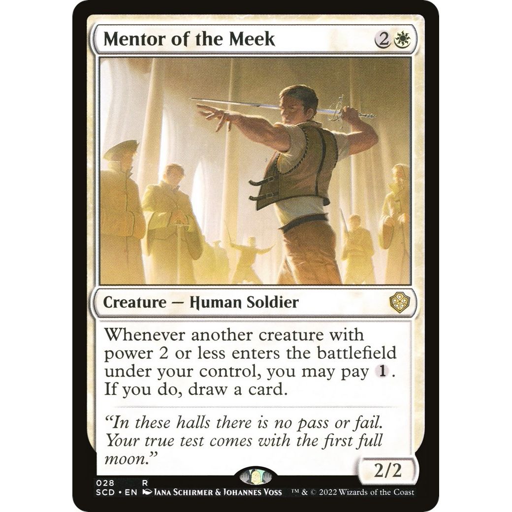 Image for Mentor of the Meek (28) (SCD) - Magic: The Gathering