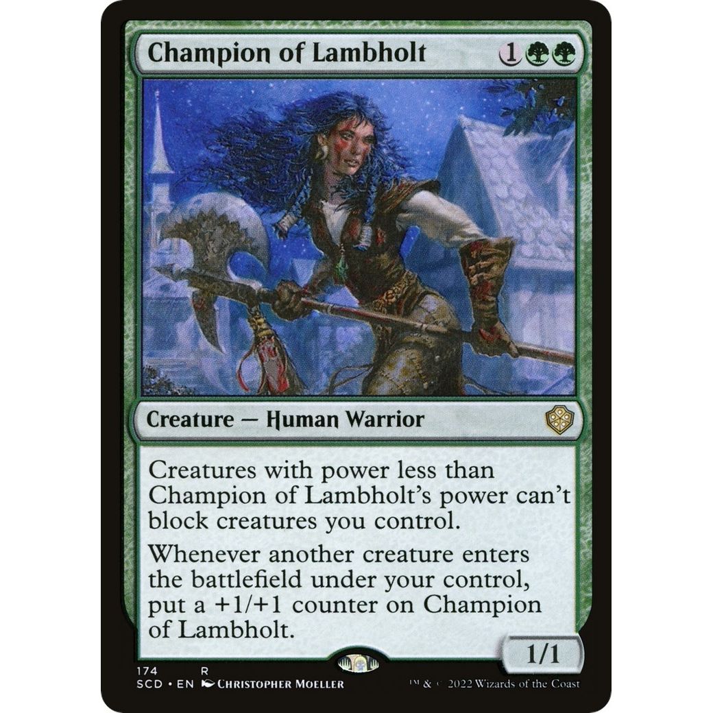 Image for Champion of Lambholt (174) (SCD) - Magic: The Gathering