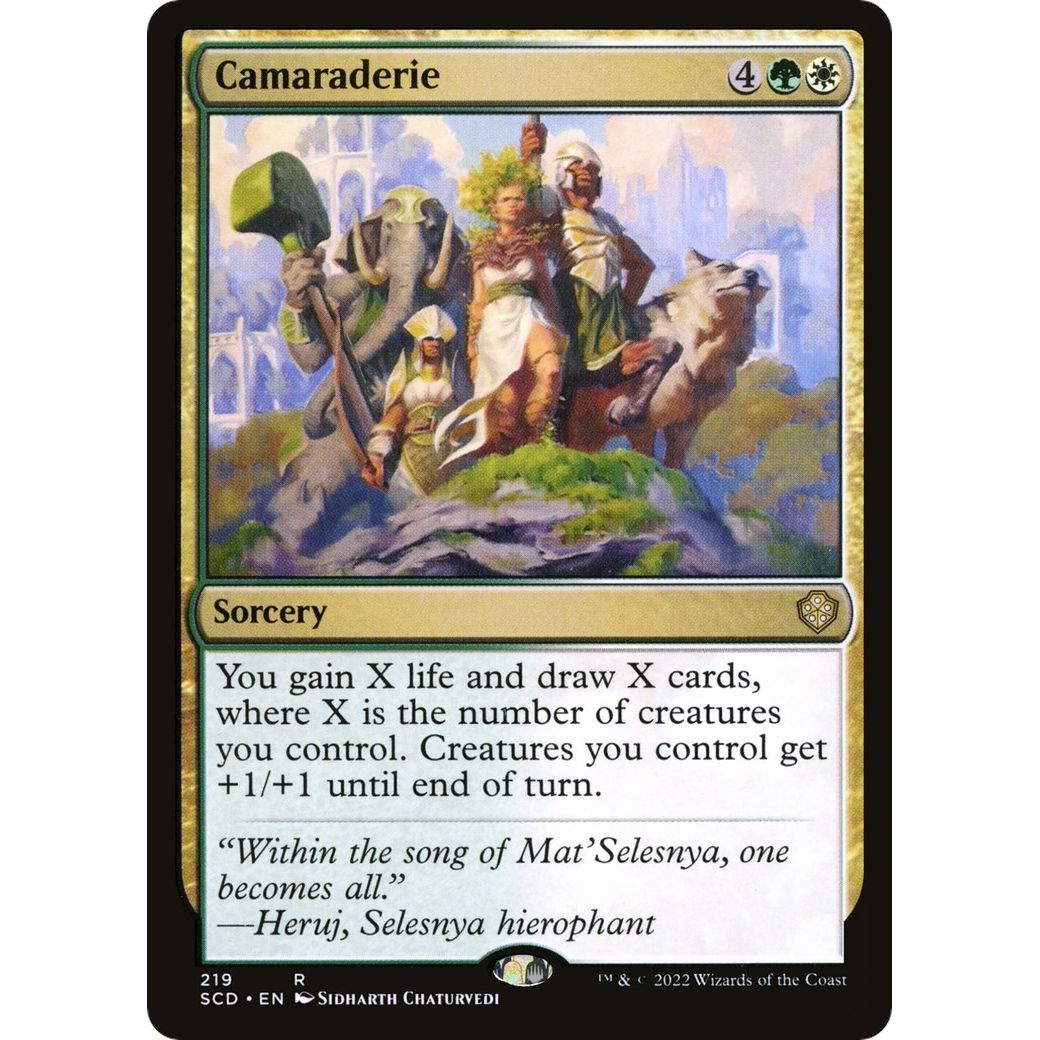 Image for Camaraderie (219) (SCD) - Magic: The Gathering