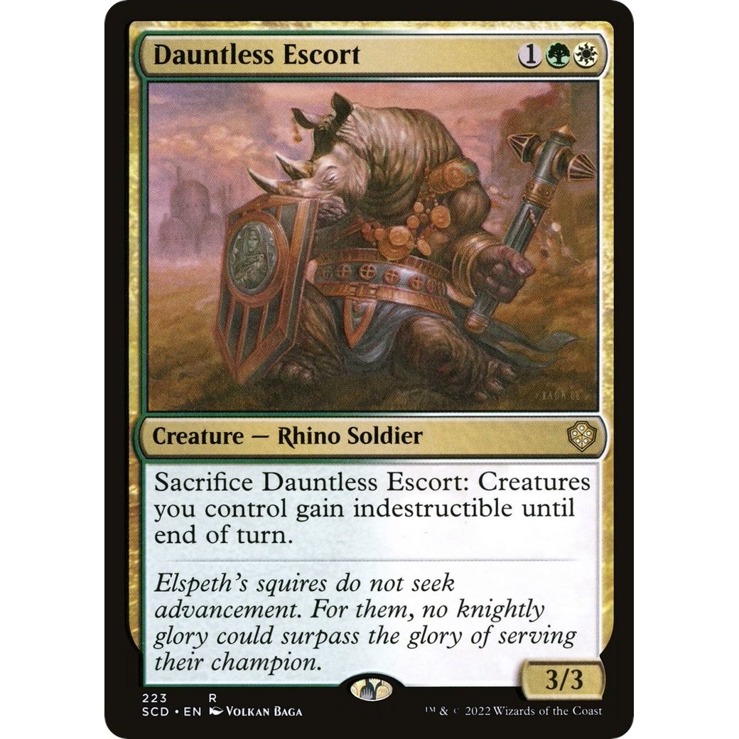 Image for Dauntless Escort (223) (SCD) - Magic: The Gathering