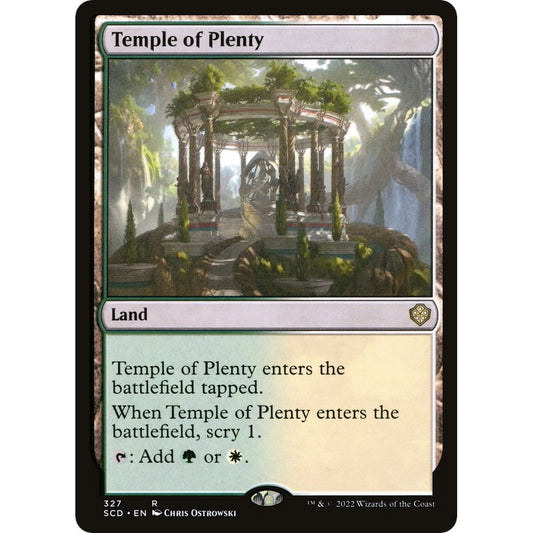Image for Temple of Plenty (327) (SCD) - Magic: The Gathering