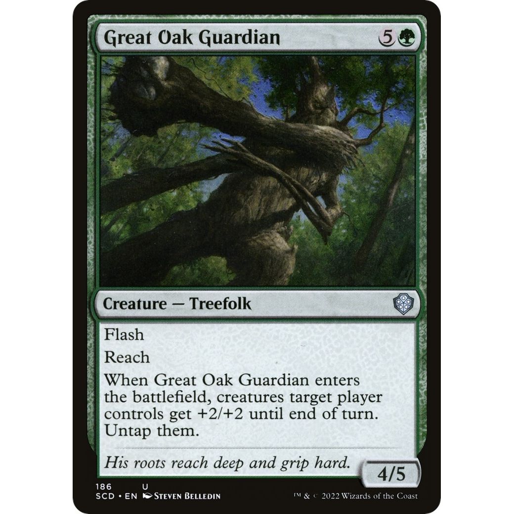 Image for Great Oak Guardian (186) (SCD) - Magic: The Gathering