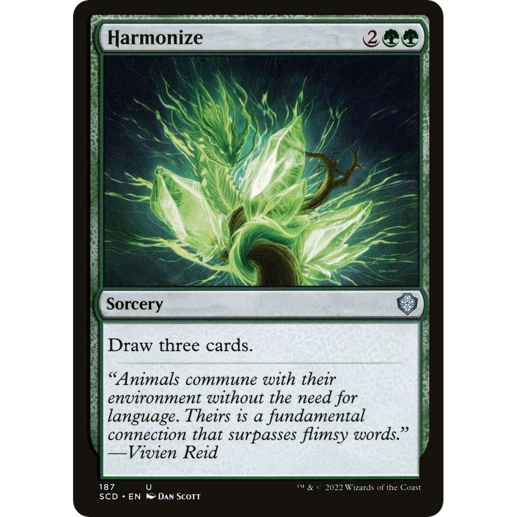Image for Harmonize (187) (SCD) - Magic: The Gathering