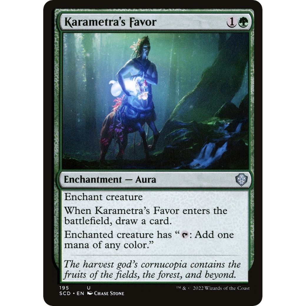 Image for Karametra's Favor (195) (SCD) - Magic: The Gathering
