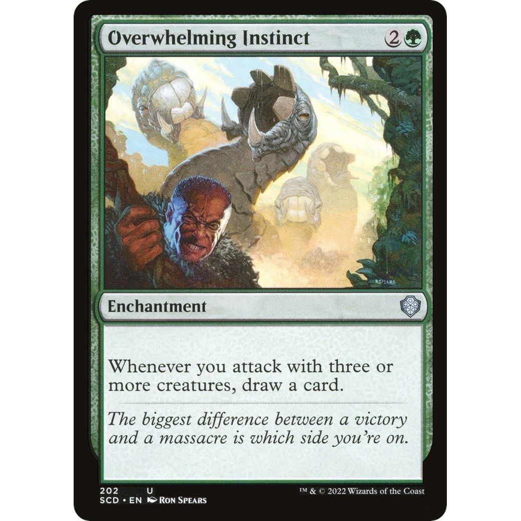 Image for Overwhelming Instinct (202) (SCD) - Magic: The Gathering