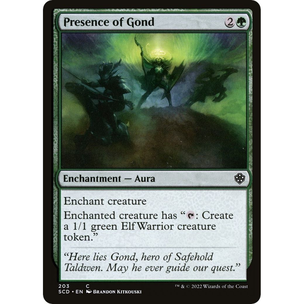 Image for Presence of Gond (203) (SCD) - Magic: The Gathering