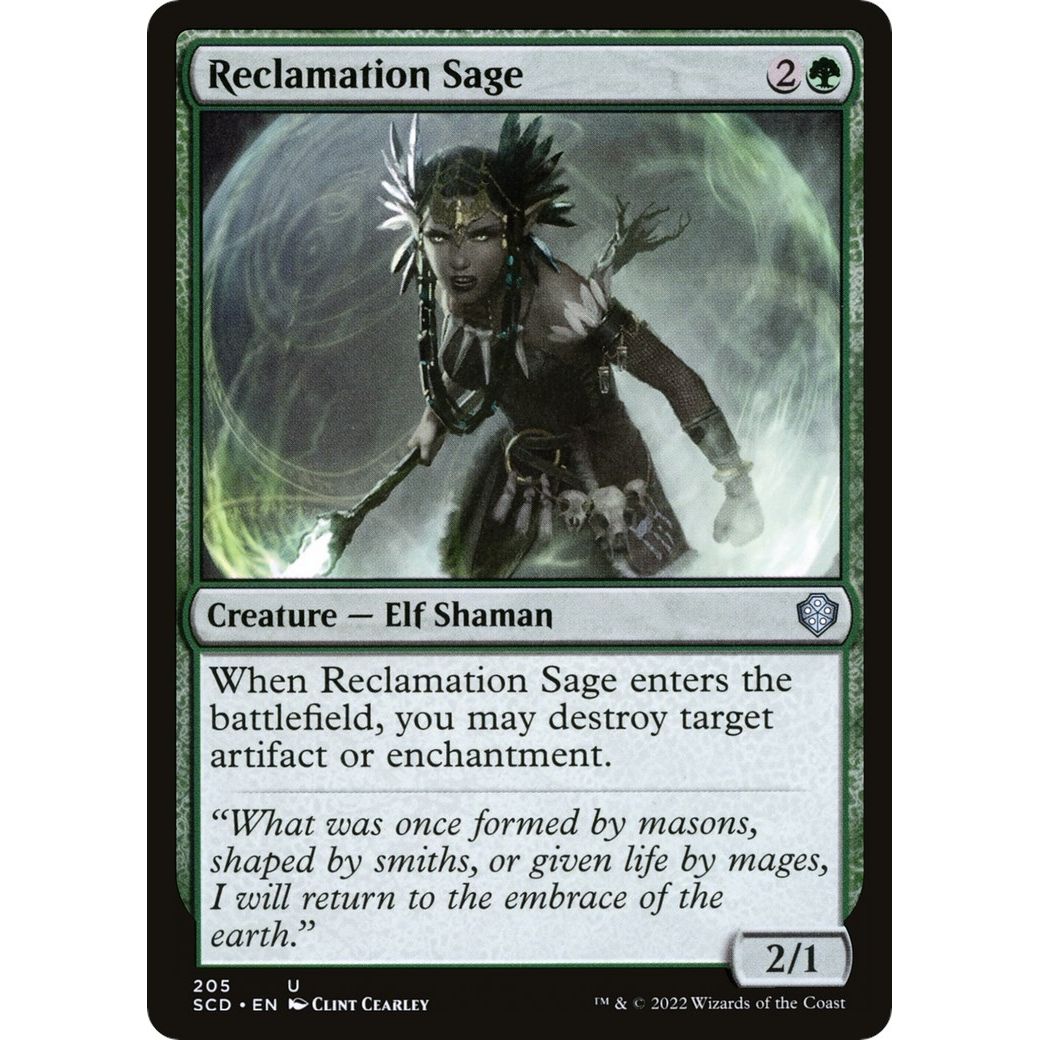 Image for Reclamation Sage (205) (SCD) - Magic: The Gathering