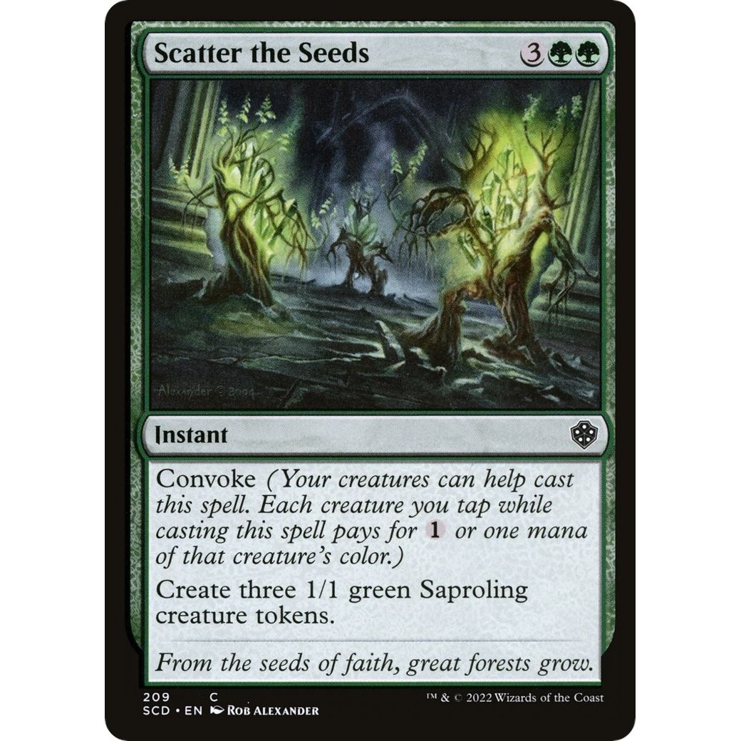 Image for Scatter the Seeds (209) (SCD) - Magic: The Gathering