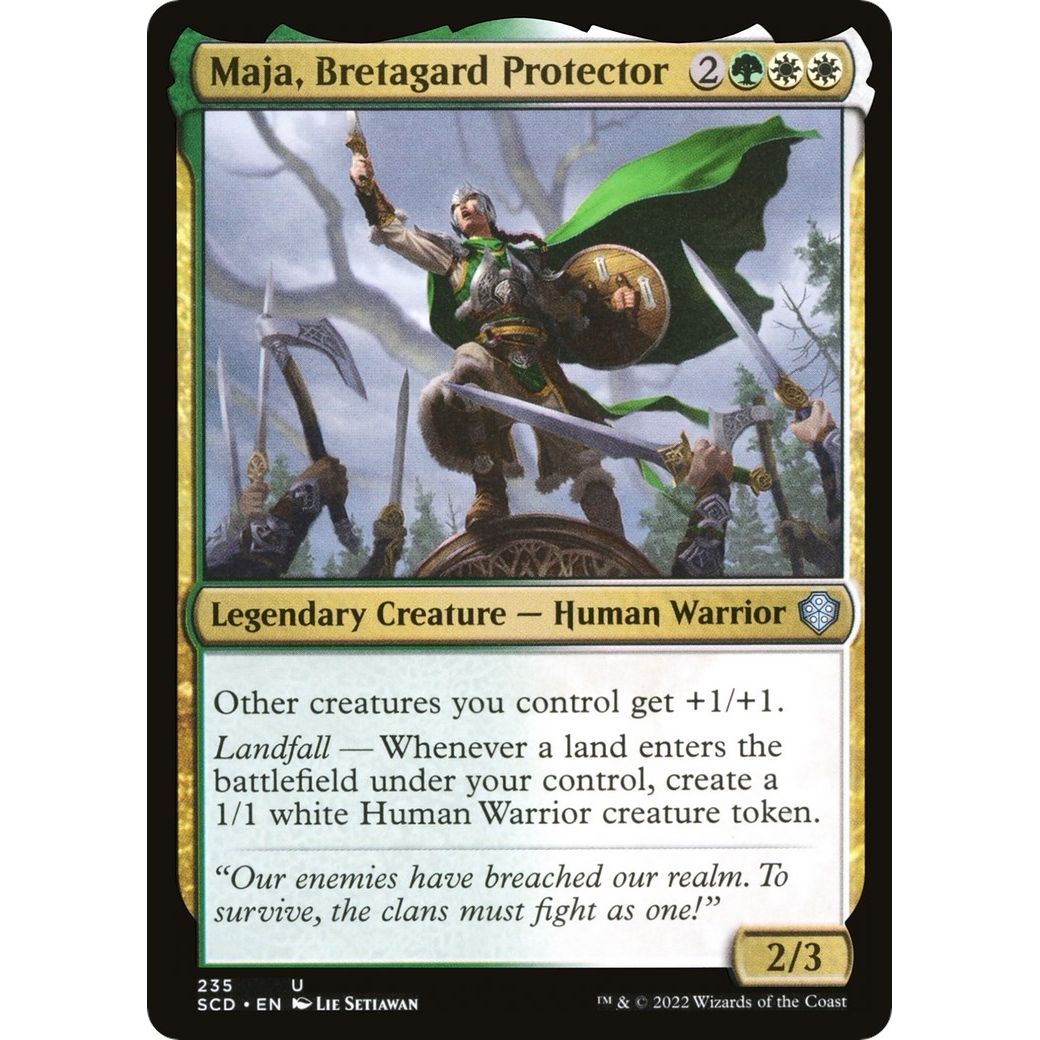 Image for Maja, Bretagard Protector (235) (SCD) - Magic: The Gathering
