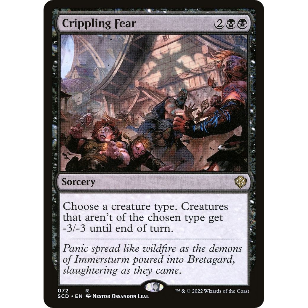 Image for Crippling Fear (72) (SCD) - Magic: The Gathering