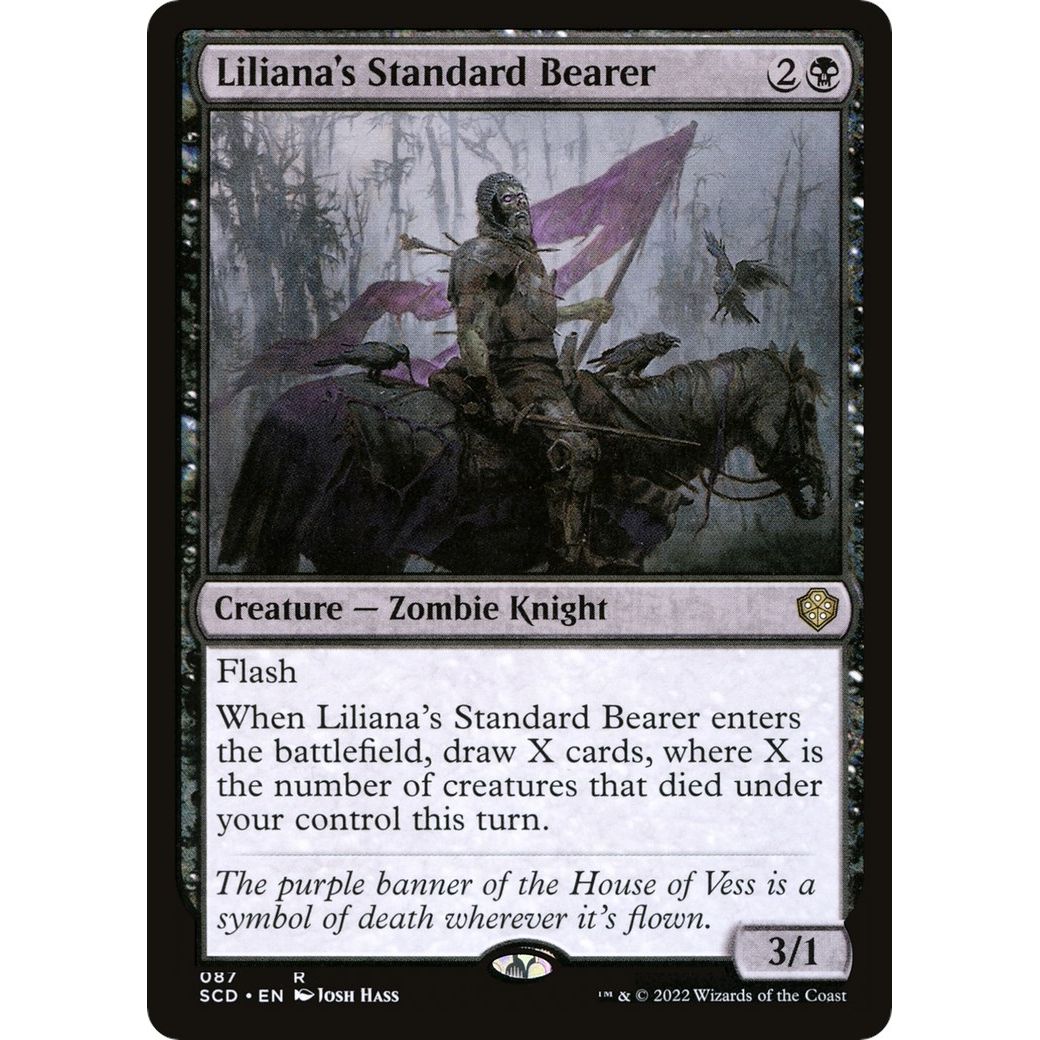 Image for Liliana's Standard Bearer (87) (SCD) - Magic: The Gathering