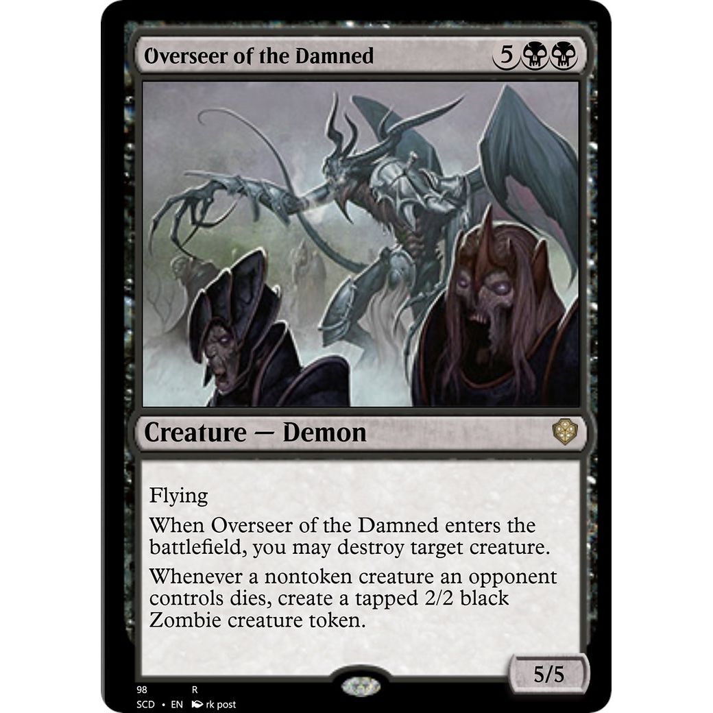 Image for Overseer of the Damned (98) (SCD) - Magic: The Gathering