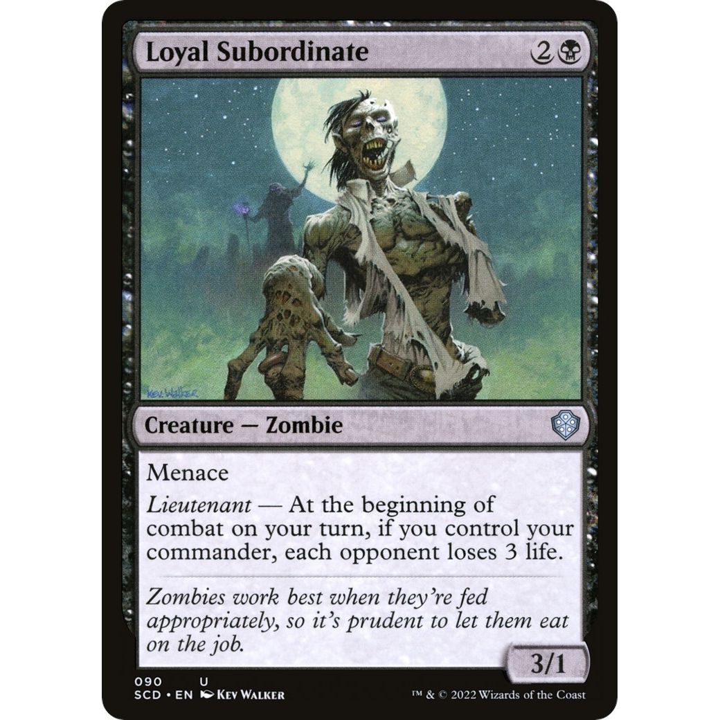Image for Loyal Subordinate (90) (SCD) - Magic: The Gathering