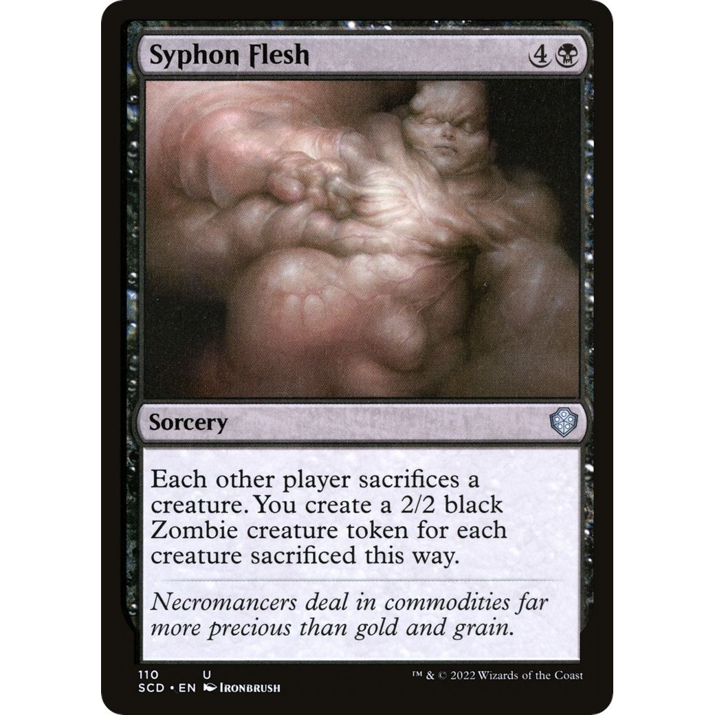 Image for Syphon Flesh (110) (SCD) - Magic: The Gathering