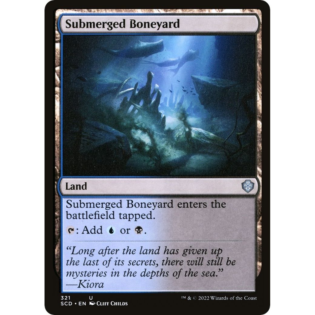Image for Submerged Boneyard (321) (SCD) - Magic: The Gathering