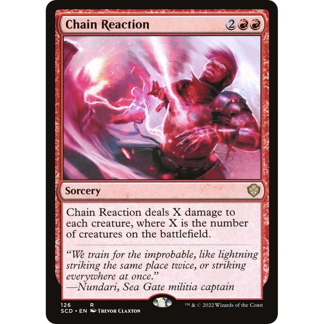 Image for Chain Reaction (126) (SCD) - Magic: The Gathering