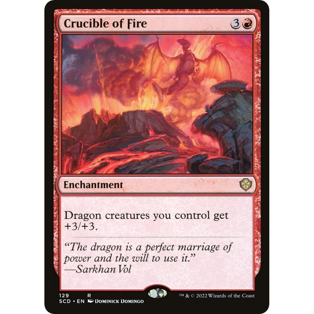 Image for Crucible of Fire (129) (SCD) - Magic: The Gathering