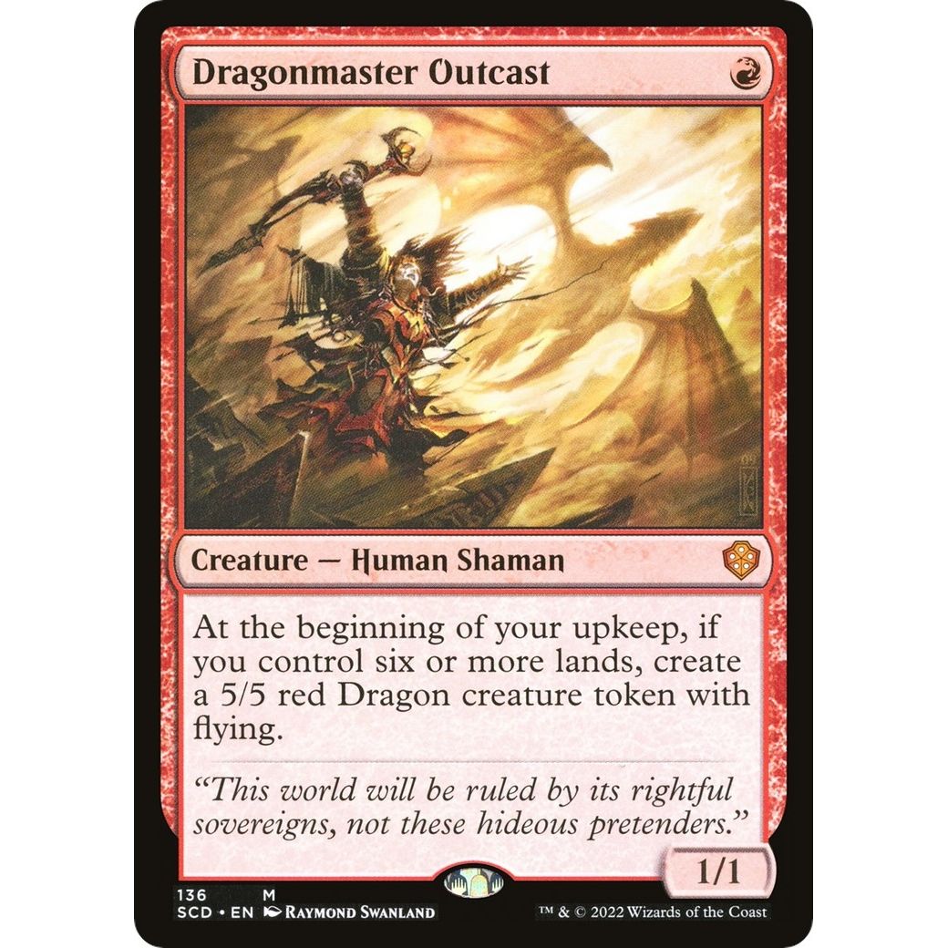 Image for Dragonmaster Outcast (136) (SCD) - Magic: The Gathering