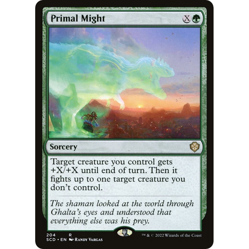 Image for Primal Might (204) (SCD) - Magic: The Gathering
