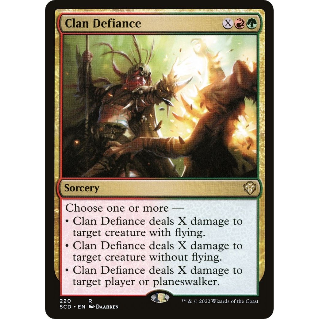 Image for Clan Defiance (220) (SCD) - Magic: The Gathering