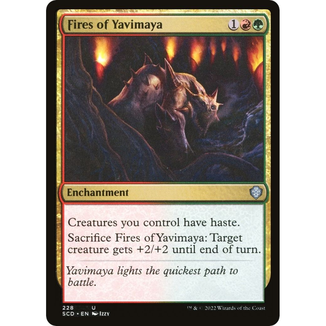 Image for Fires of Yavimaya (228) (SCD) - Magic: The Gathering