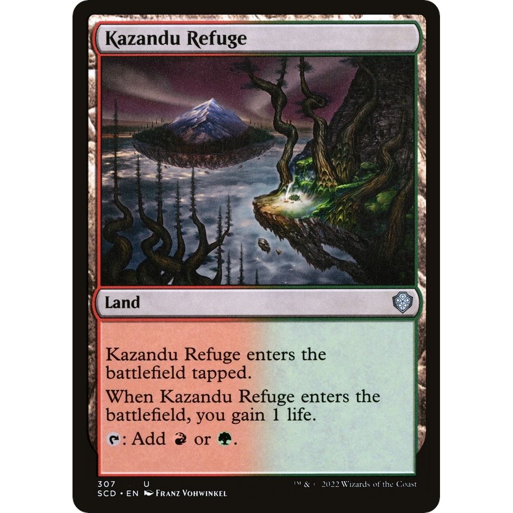 Image for Kazandu Refuge (307) (SCD) - Magic: The Gathering