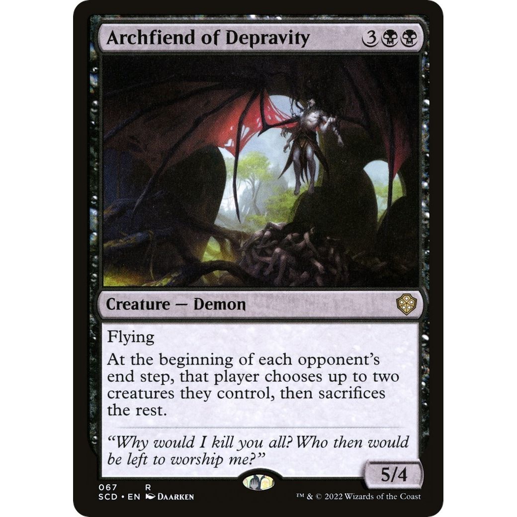 Image for Archfiend of Depravity (67) (SCD) - Magic: The Gathering