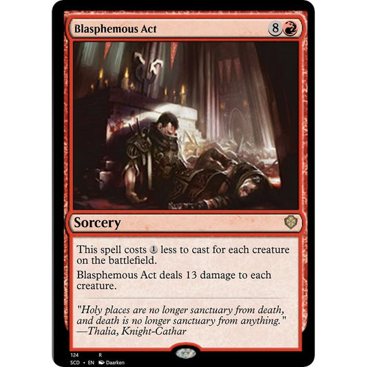 Image for Blasphemous Act (124) (SCD) - Magic: The Gathering