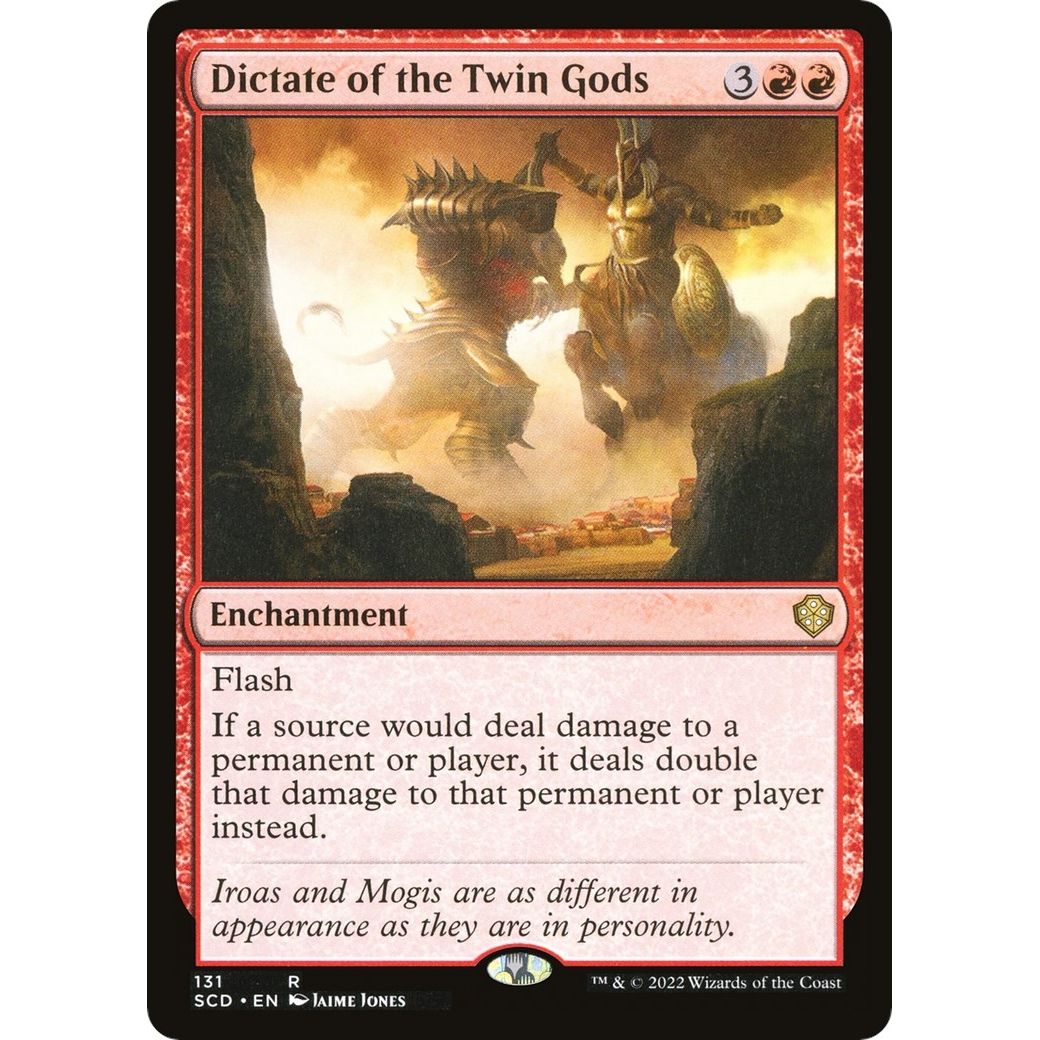 Image for Dictate of the Twin Gods (131) (SCD) - Magic: The Gathering