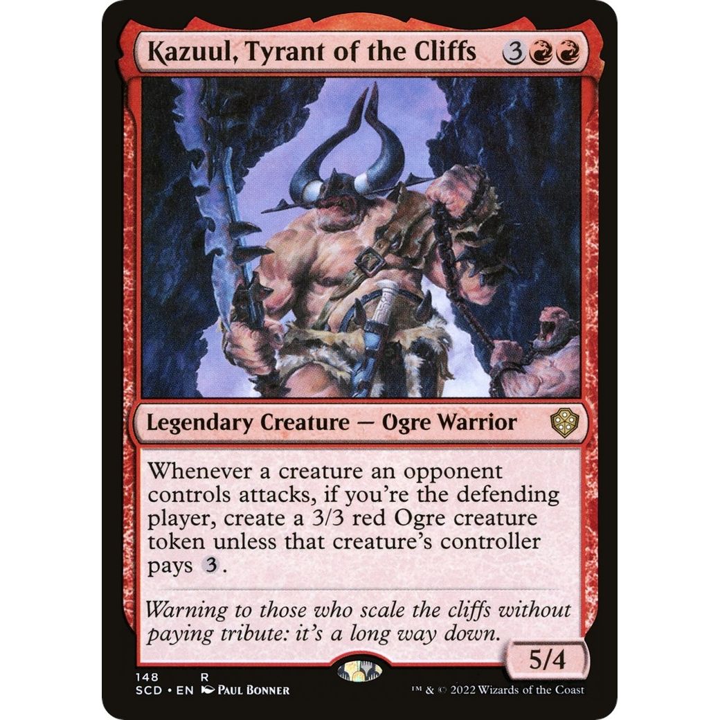 Image for Kazuul, Tyrant of the Cliffs (148) (SCD) - Magic: The Gathering