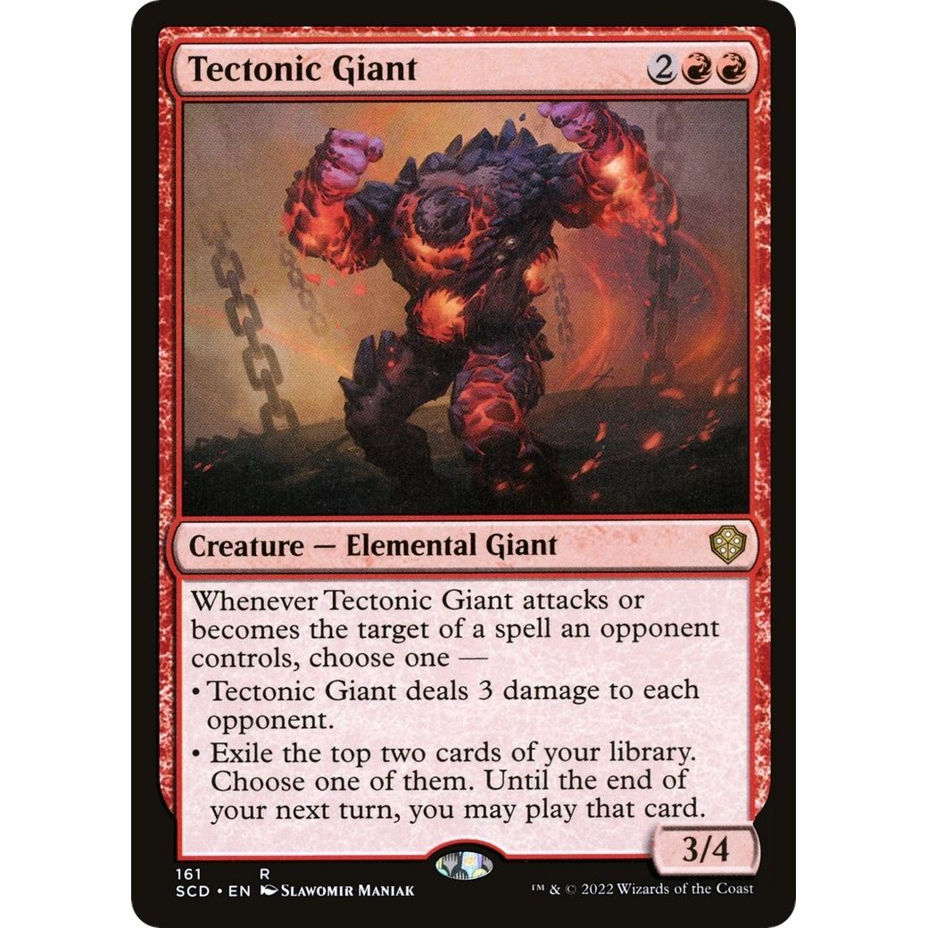 Image for Tectonic Giant (161) (SCD) - Magic: The Gathering
