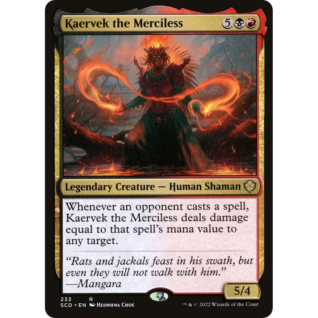 Image for Kaervek the Merciless (233) (SCD) - Magic: The Gathering