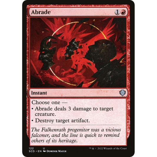 Image for Abrade (122) (SCD) - Magic: The Gathering