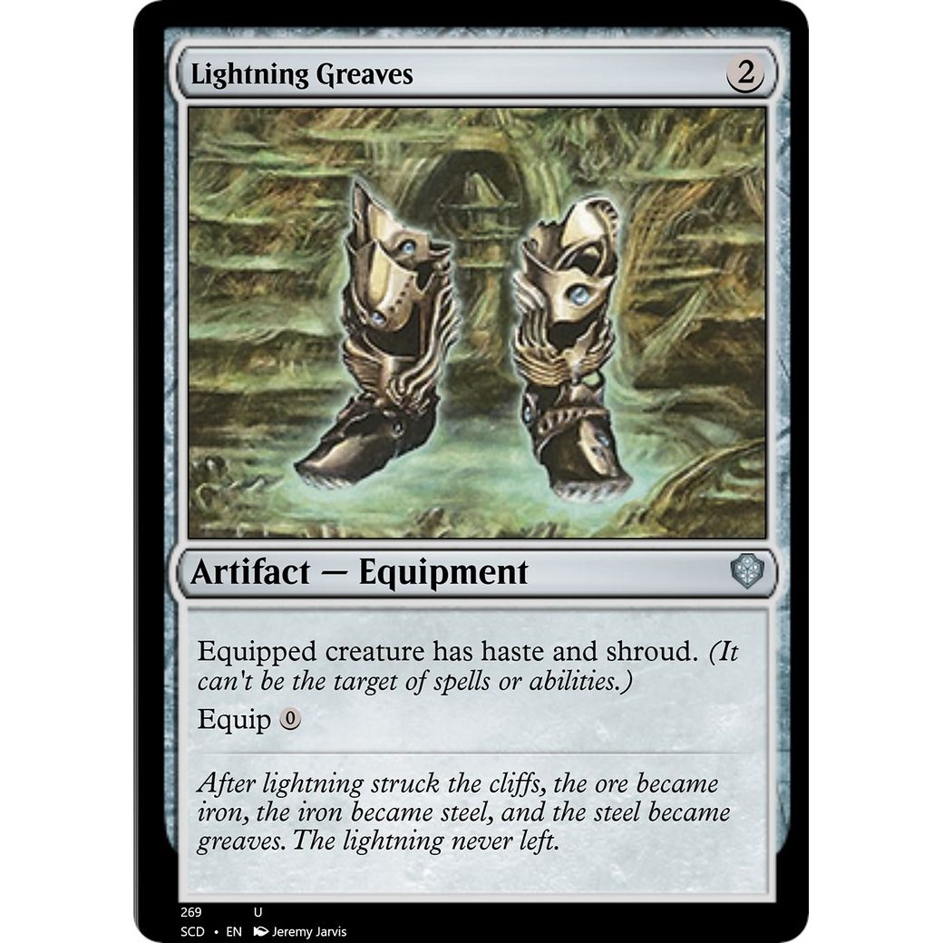 Image for Lightning Greaves (269) (SCD) - Magic: The Gathering