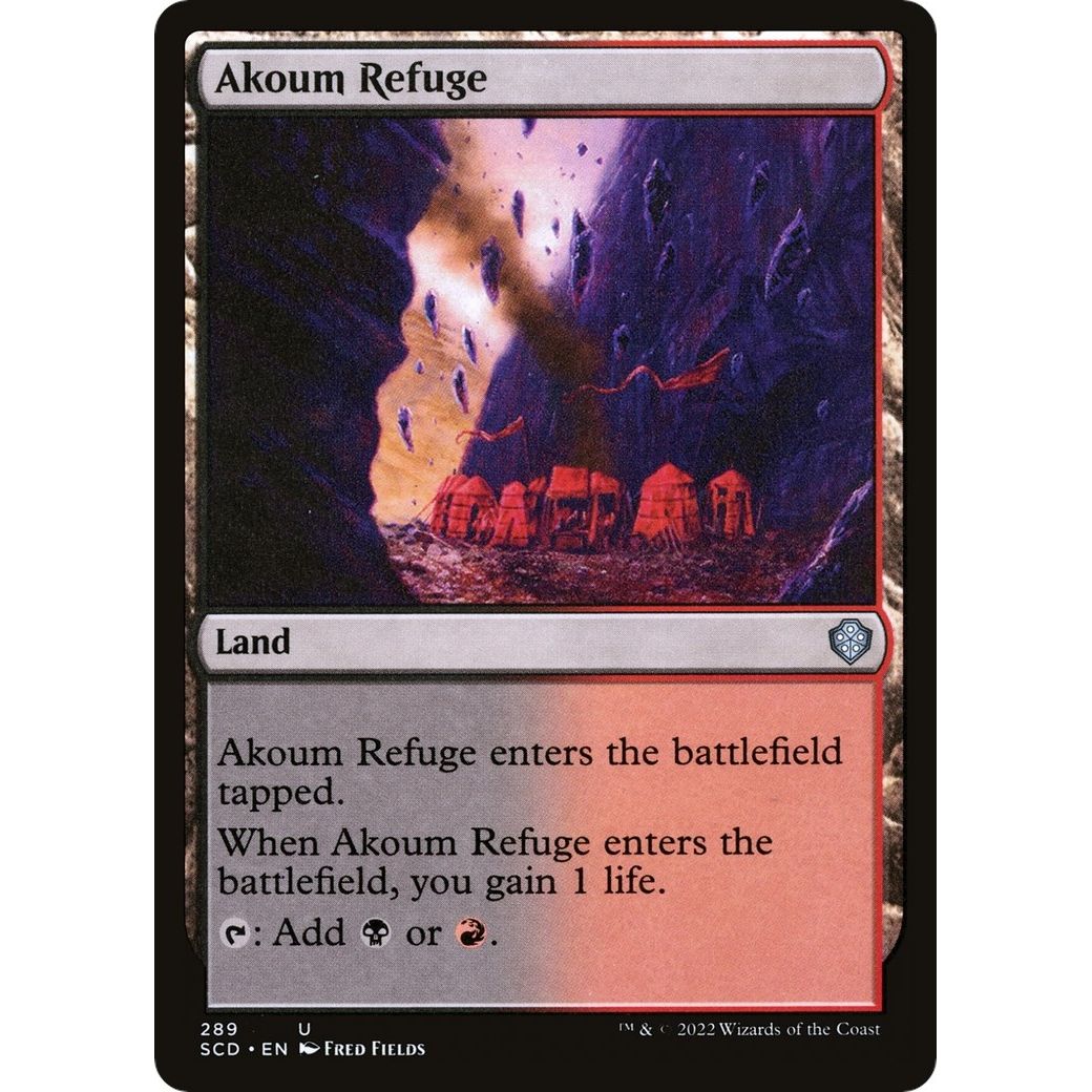 Image for Akoum Refuge (289) (SCD) - Magic: The Gathering