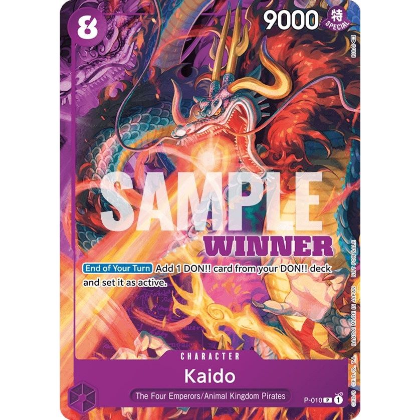 Image for Kaido - P-010 (Winner Pack Vol. 1) (P-010) (OP-PR) - One Piece Card Game