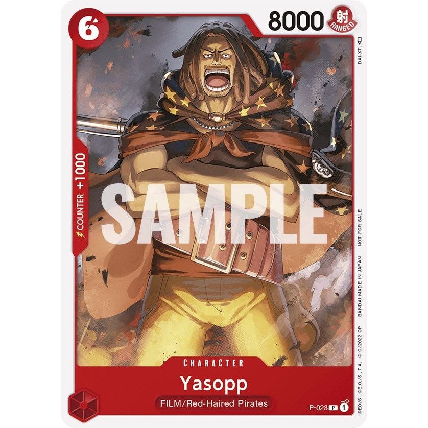 Image for Yasopp (One Piece Film Red) (P-023) (OP-PR) - One Piece Card Game