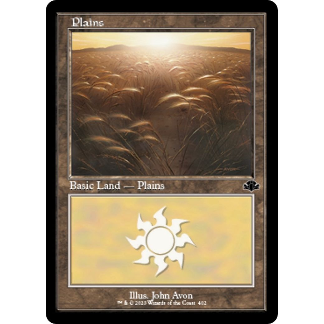 Image for Plains (402) (Retro Frame) (402) (DMR) - Magic: The Gathering