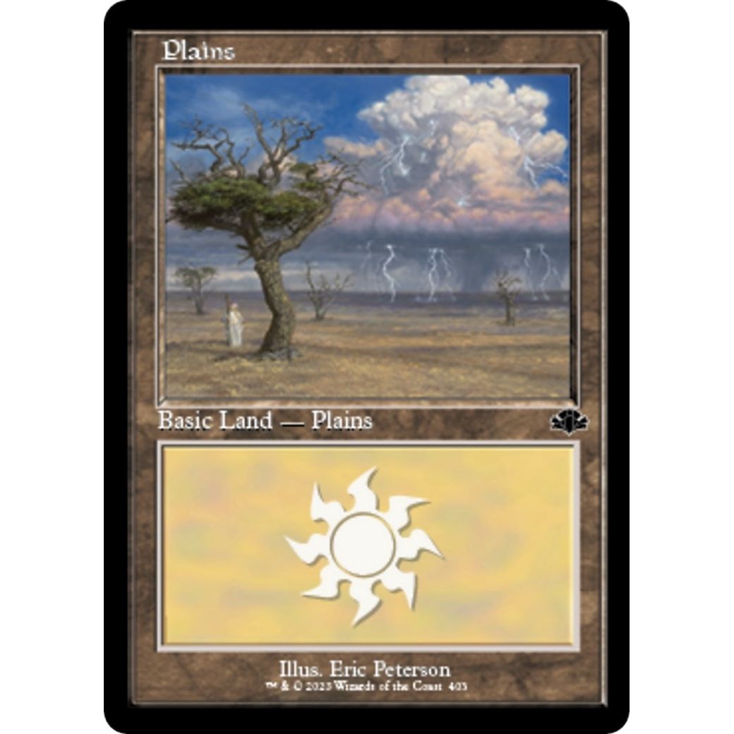 Image for Plains (403) (Retro Frame) (403) (DMR) - Magic: The Gathering