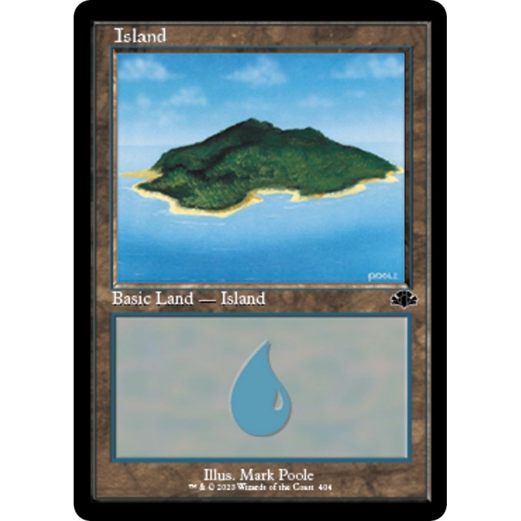 Image for Island (404) (Retro Frame) (404) (DMR) - Magic: The Gathering