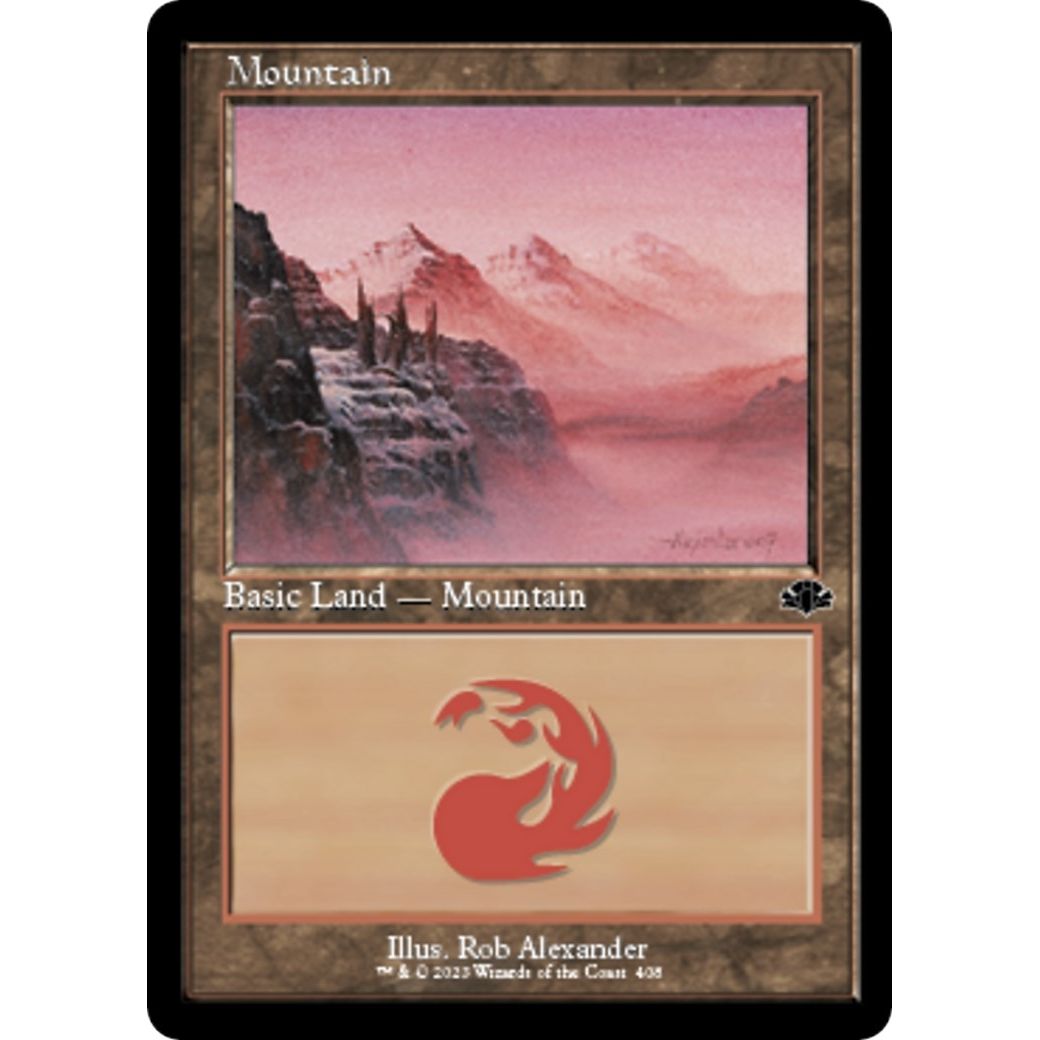 Image for Mountain (408) (Retro Frame) (408) (DMR) - Magic: The Gathering