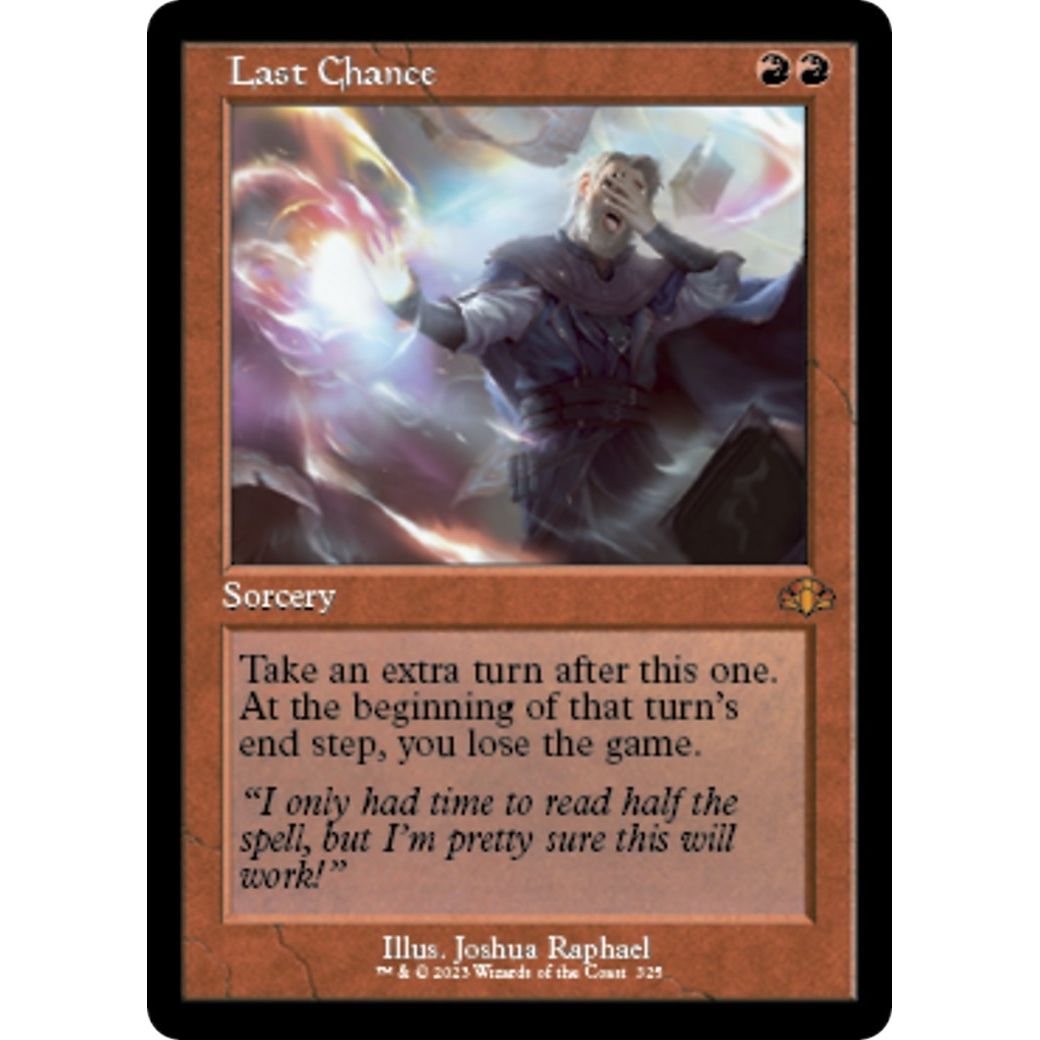 Image for Last Chance (Retro Frame) (325) (DMR) - Magic: The Gathering