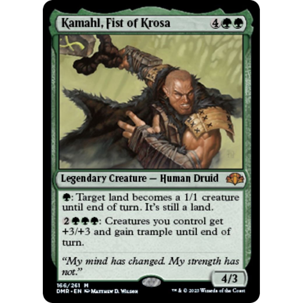 Image for Kamahl, Fist of Krosa (166) (DMR) - Magic: The Gathering