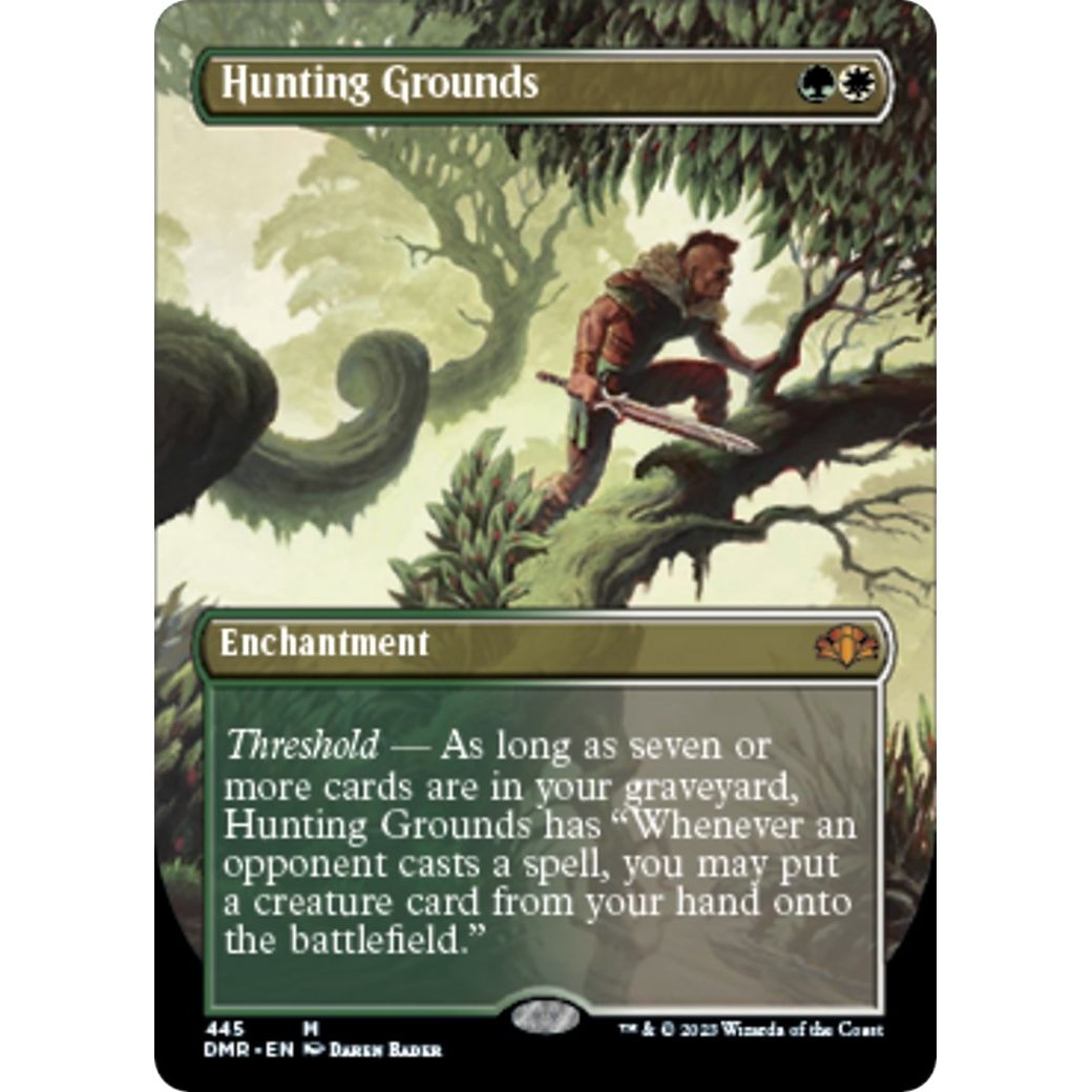 Image for Hunting Grounds (Borderless) (445) (DMR) - Magic: The Gathering