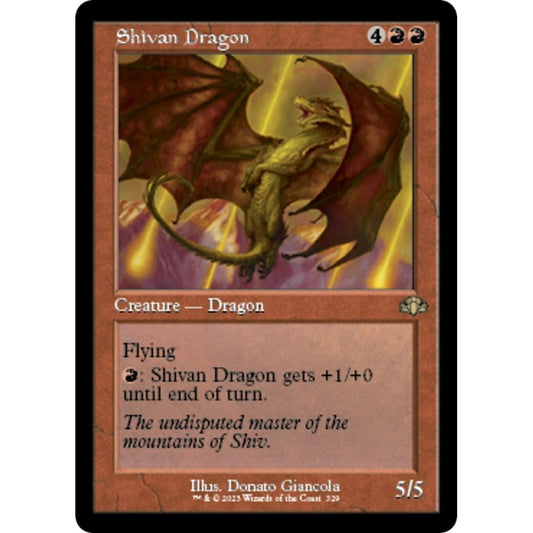 Image for Shivan Dragon (Retro Frame) (329) (DMR) - Magic: The Gathering