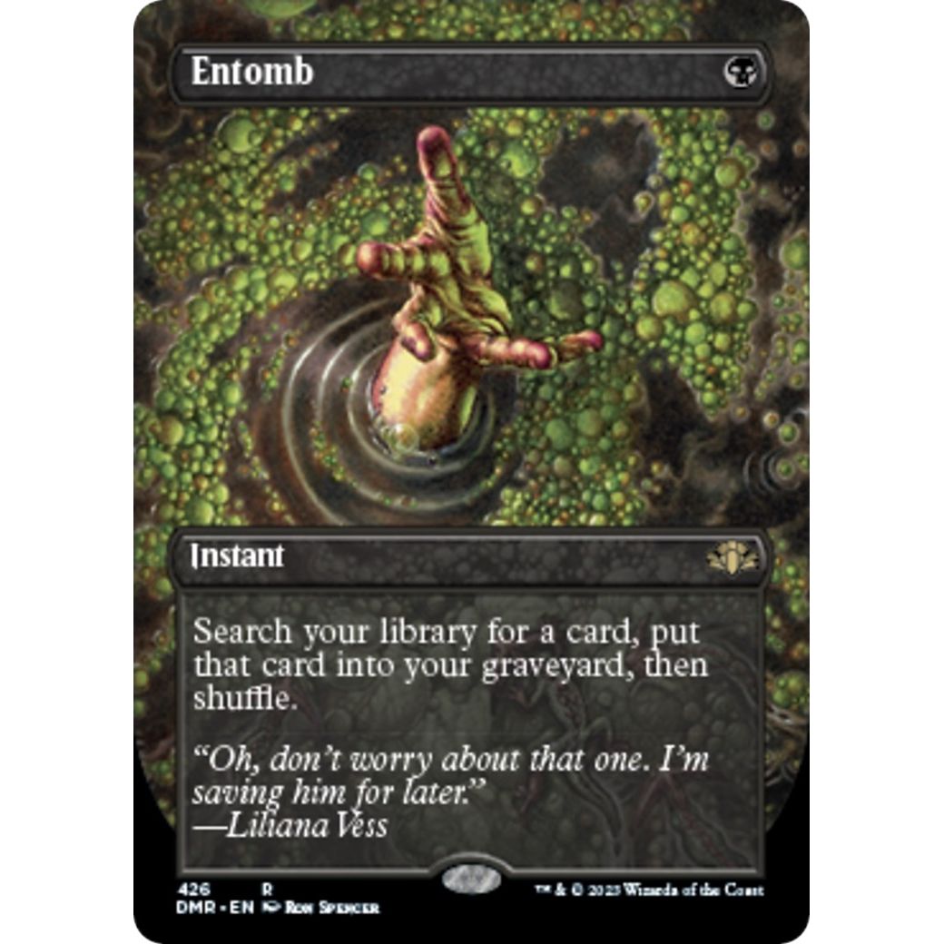 Image for Entomb (Borderless) (426) (DMR) - Magic: The Gathering
