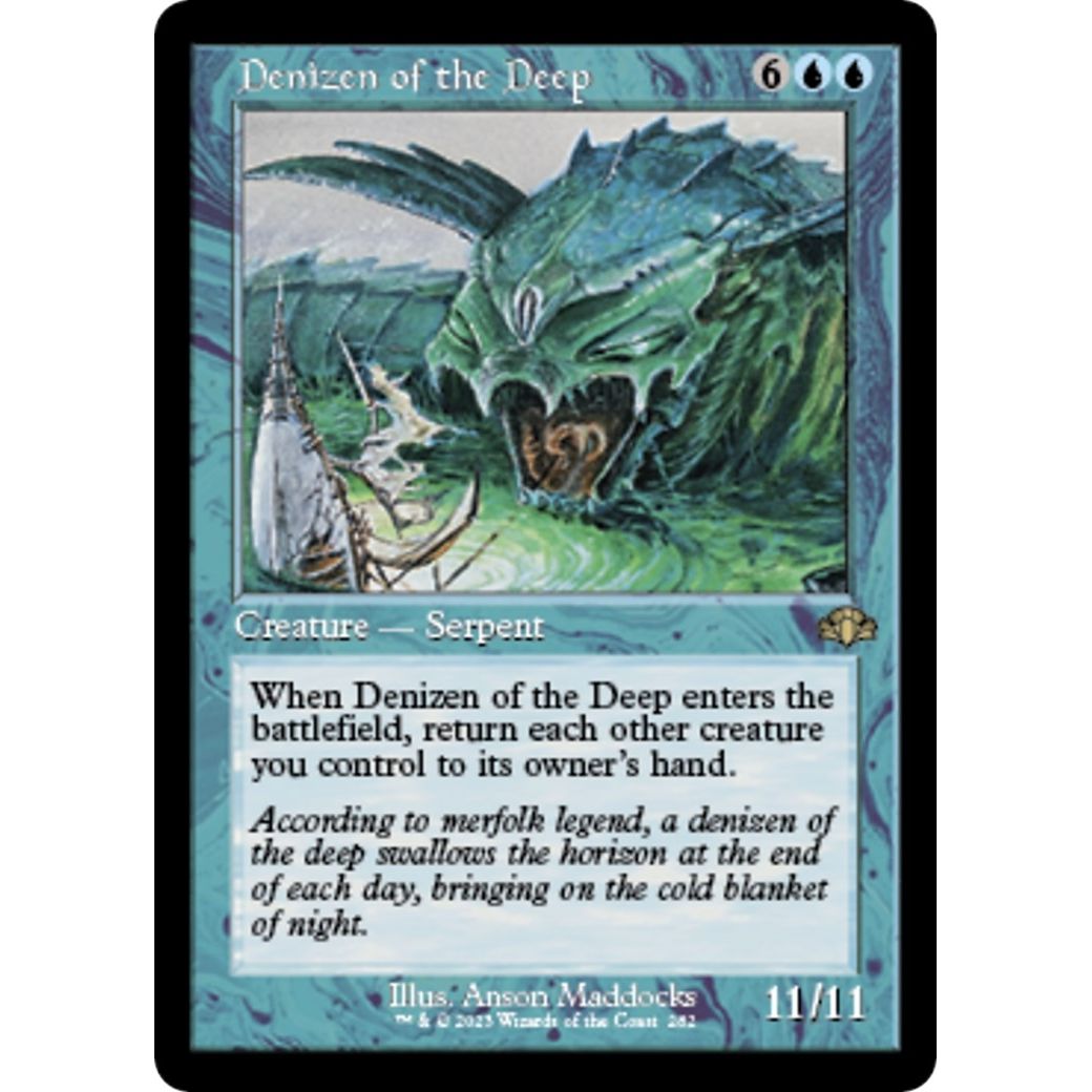 Image for Denizen of the Deep (Retro Frame) (282) (DMR) - Magic: The Gathering