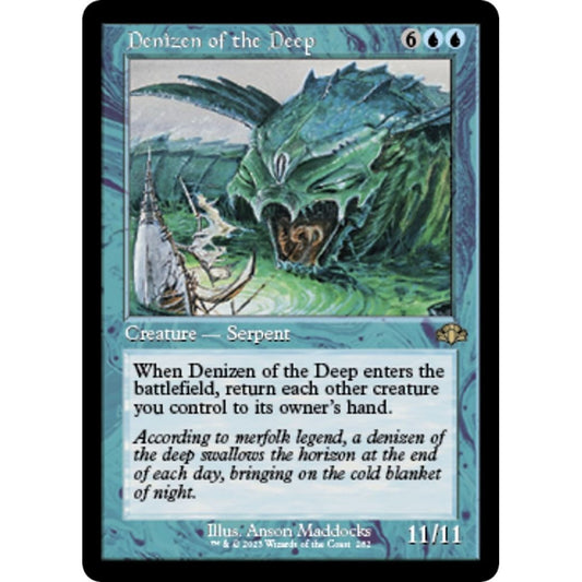 Image for Denizen of the Deep (Retro Frame) (282) (DMR) - Magic: The Gathering