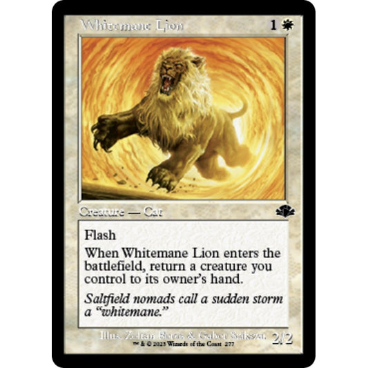 Whitemane Lion (Retro Frame) (277) (DMR)